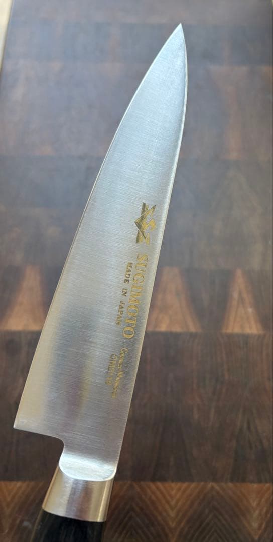 杉本 CM鋼 牛刀 180mm 包丁　CM2118 洋包丁　万能　未使用　ステン