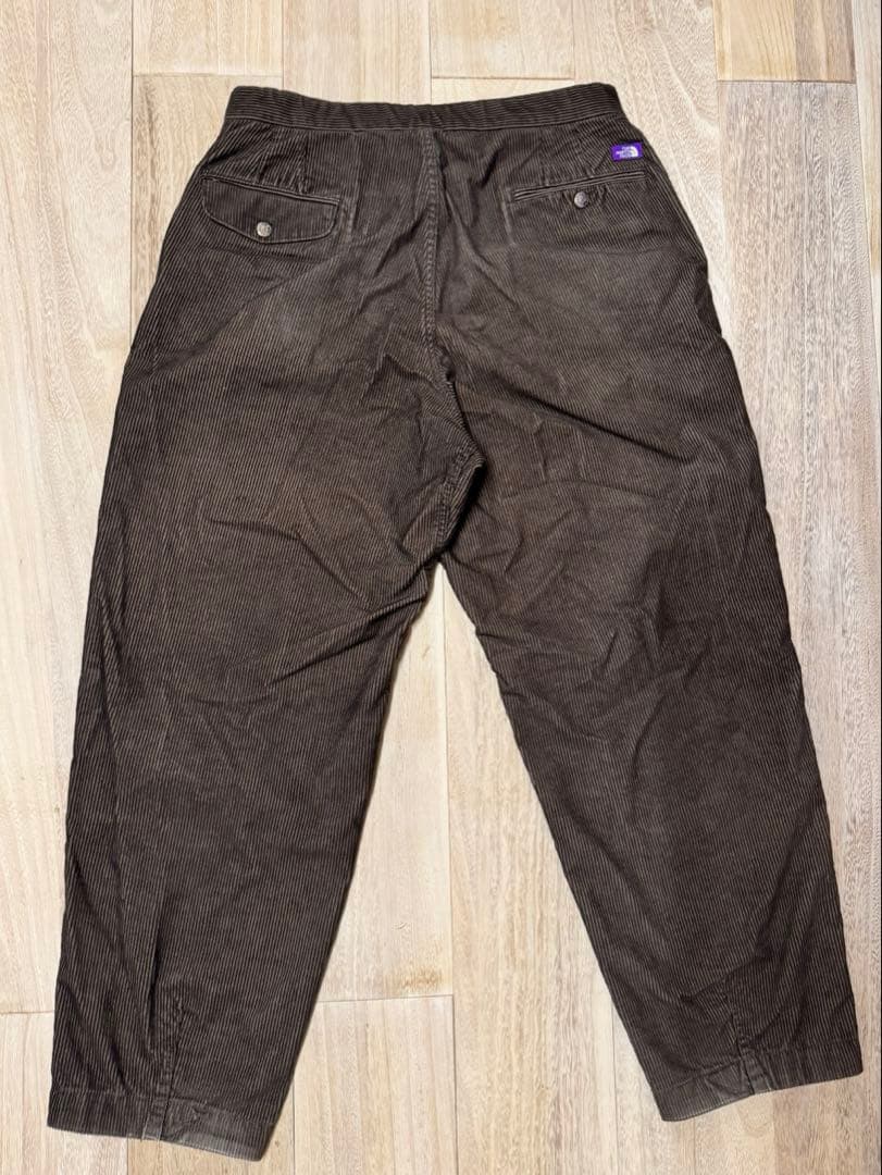 パンツ Corduroy Wide Tepered Pants