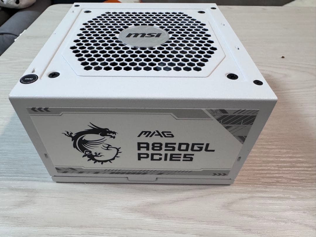 MSI PC電源 MAG A850GL PCIE5 WHITE ホワイト