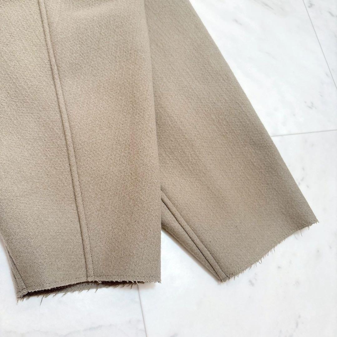 HYKE MELTON HOODED WORK COAT フーデッドコート