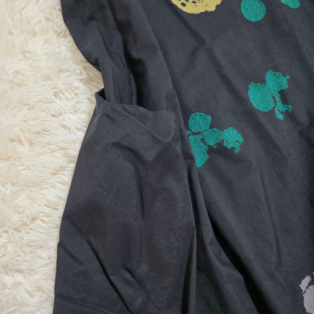 TOMO　美品 慈雨 ジウ アシンメトリー ノースリーブワンピース 40