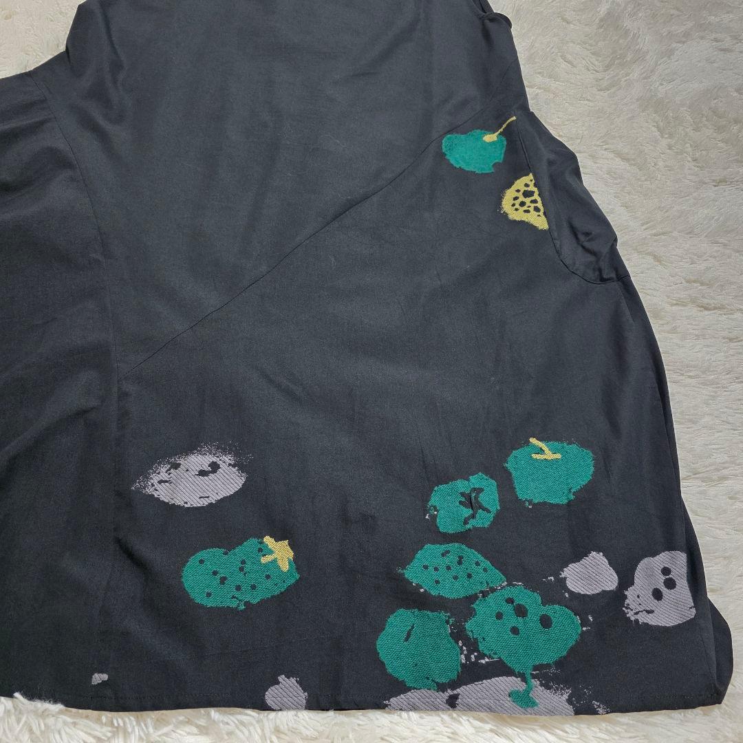 TOMO　美品 慈雨 ジウ アシンメトリー ノースリーブワンピース 40