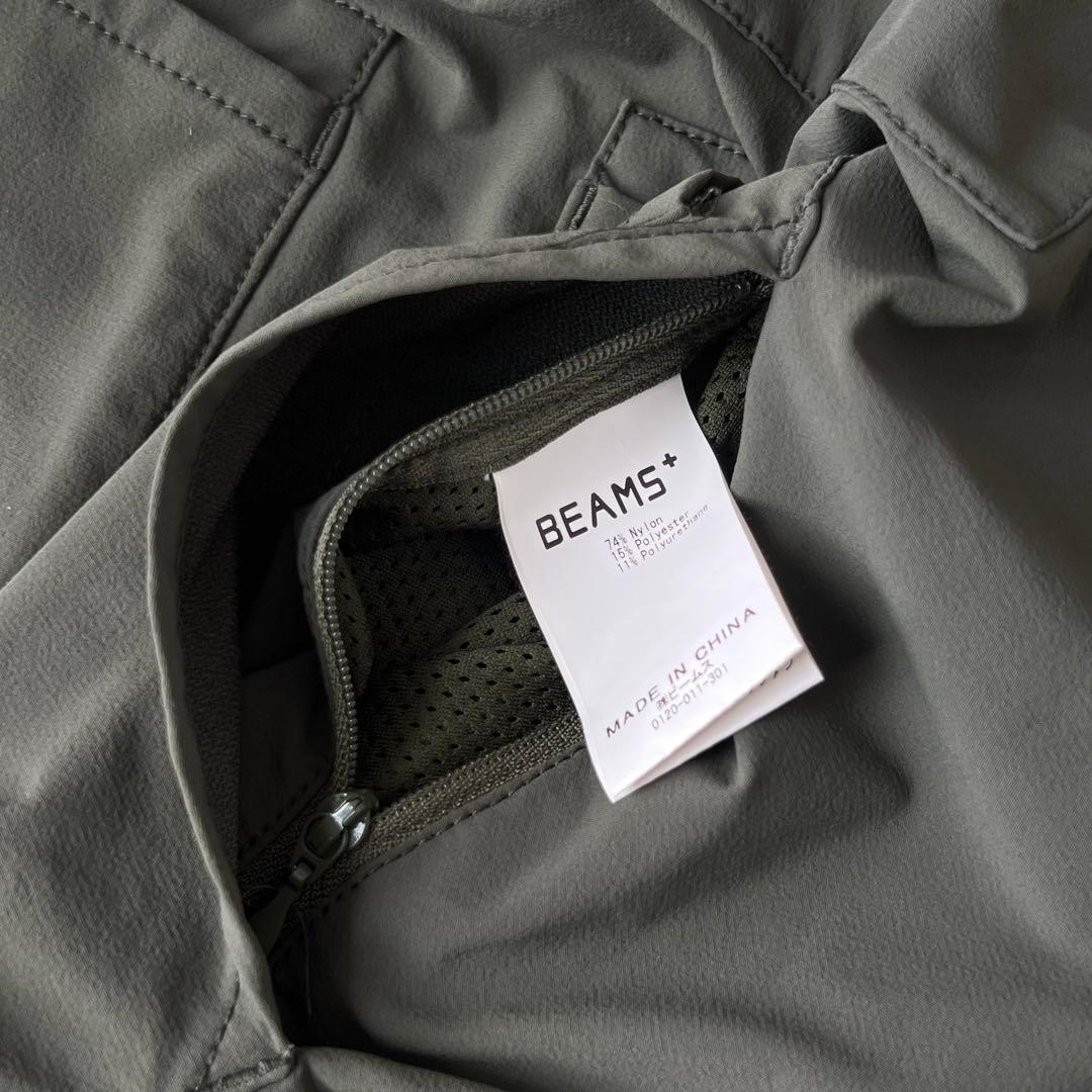 BEAMS＋ ビームスプラス ユーティリティプルオーバーベスト オリーブ S