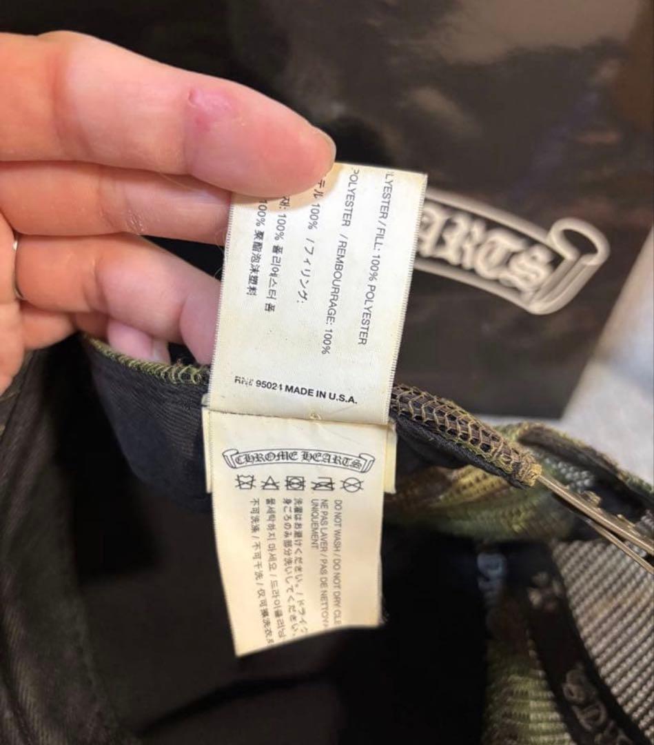 CHROME HEARTS カモフラージュキャップ　確実正規品