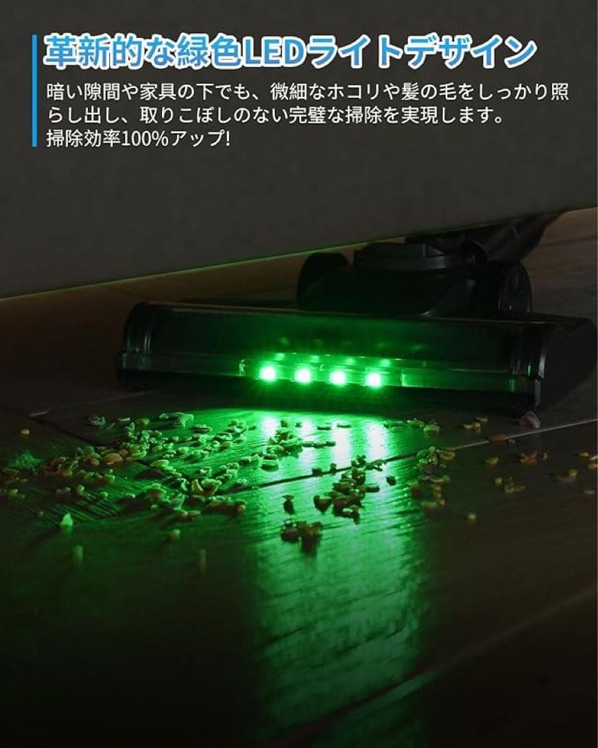 掃除機 コードレス 自立式 伸縮型 スティック ハンディクリーナー サイクロン