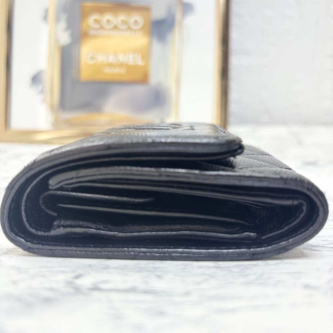 xx_xx 様　CHANEL 財布　三つ折り　マトラッセ　ココマーク