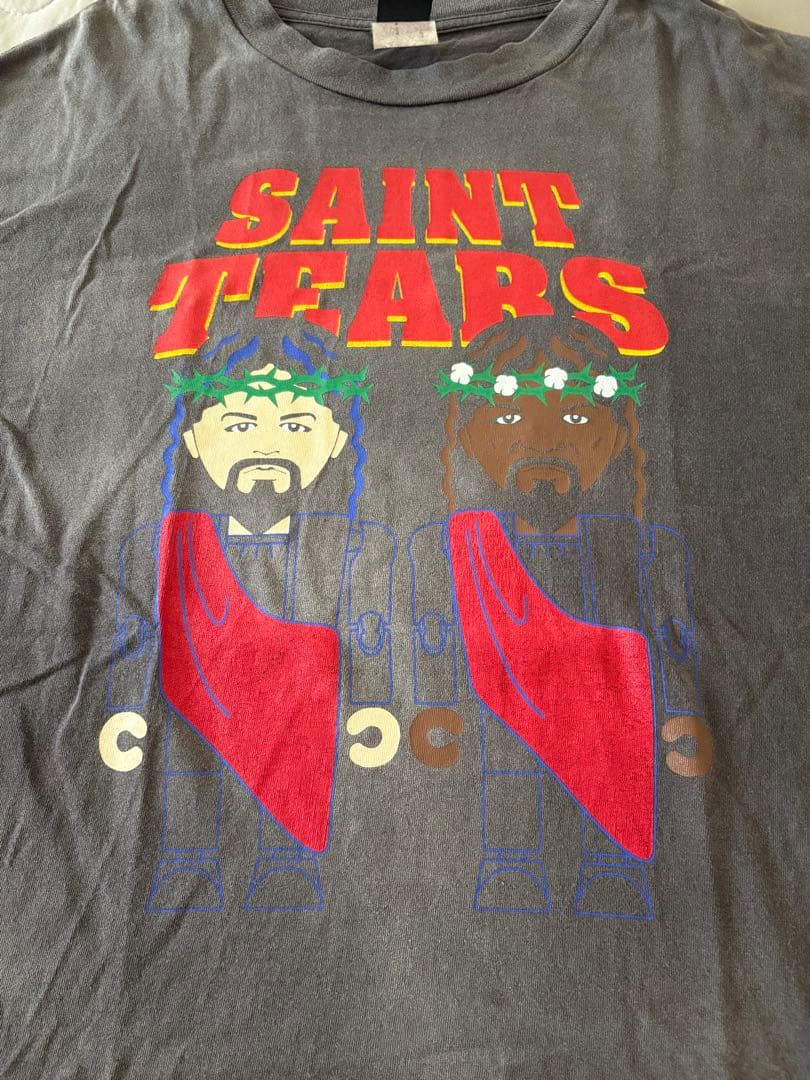 セントマイケル デニムティアーズ パルプフィクション L Tシャツ