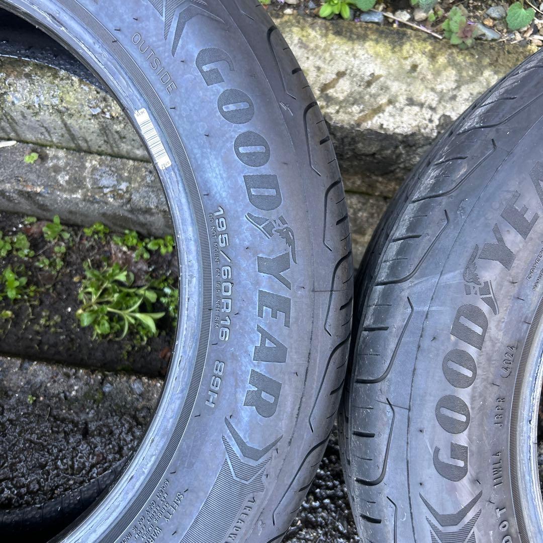 専用　2本195/60R16 グッドイヤー　新車装着タイヤ