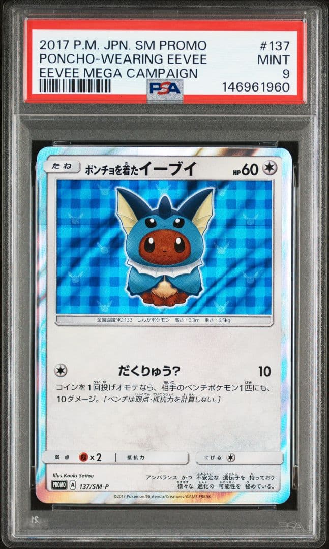 【ポンチョを着たイーブイ PSA9】SW LF セットで