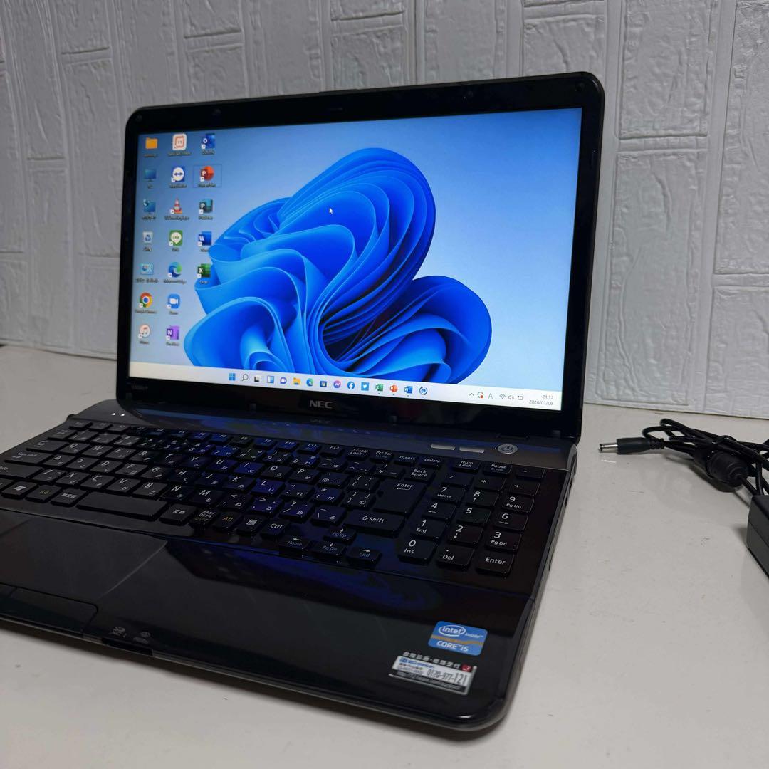 Windows11 オフィス付　Core i5 NEC ジャンクノートPC