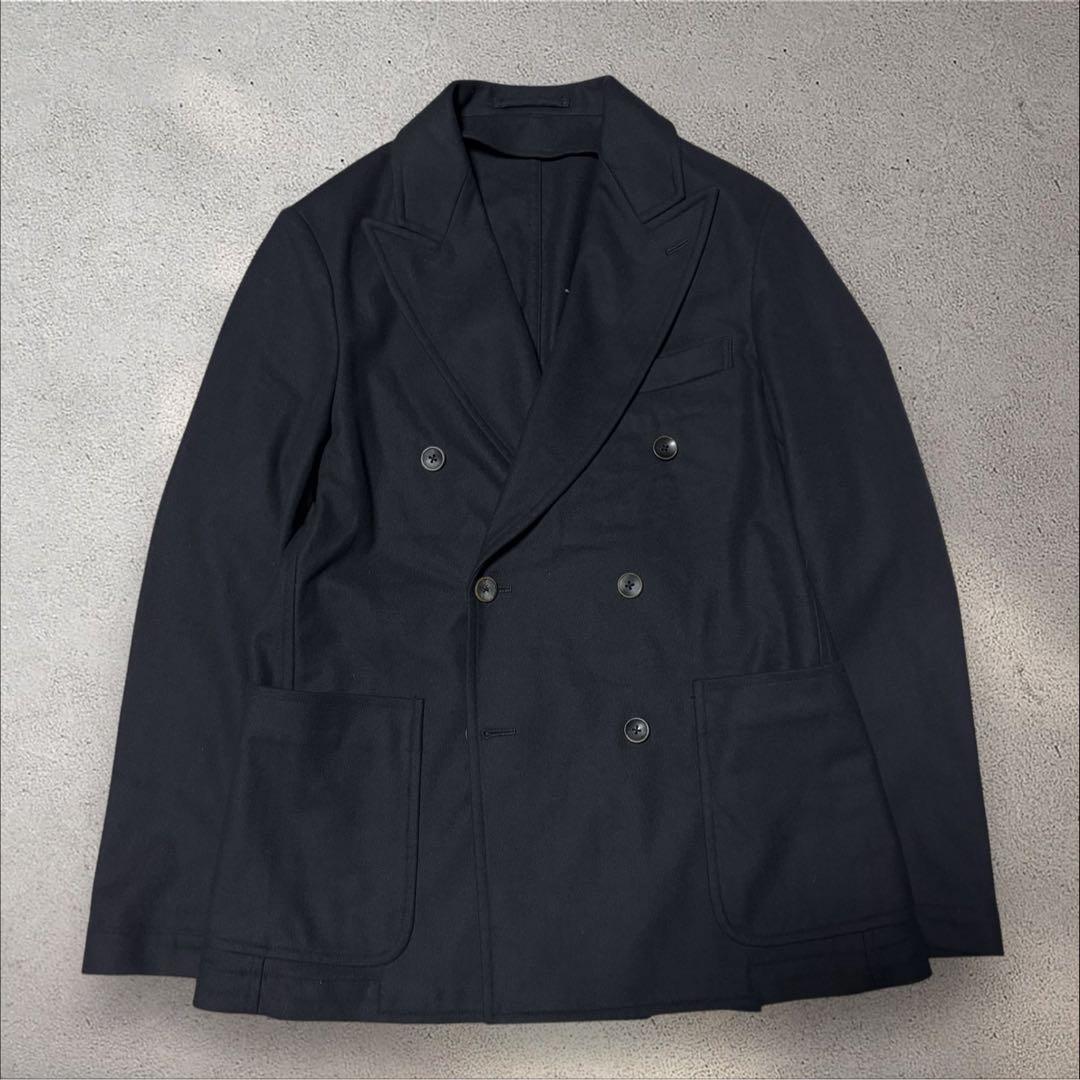 美品 23AW TOMORROWLAND カレッジフランネル ダブル 6B