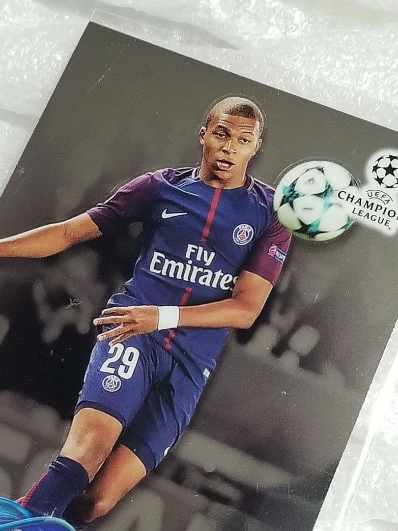 スポーツ選手 Topps Chrome CL Kylian Mbappe Base