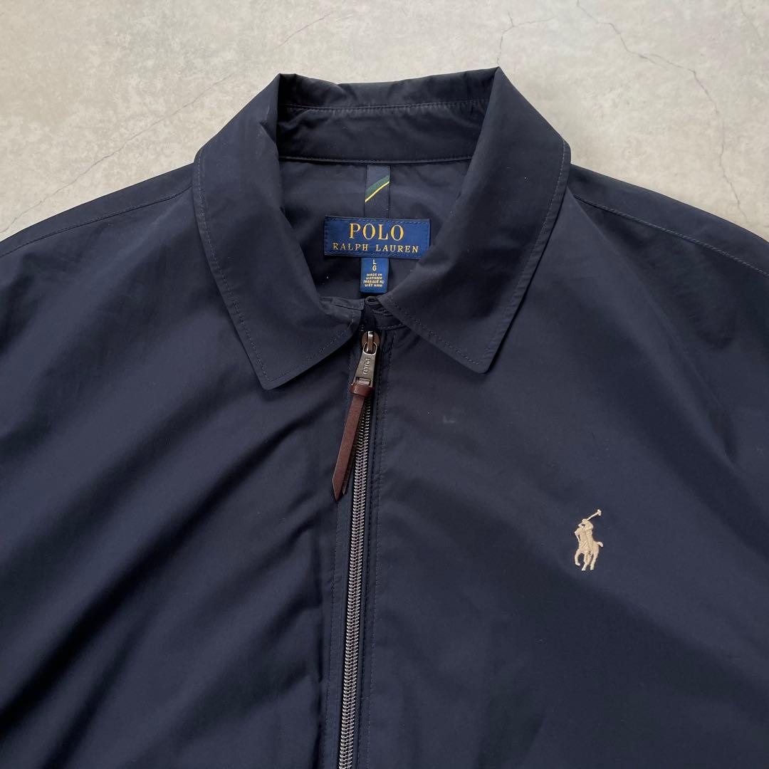 POLO RALPH LAUREN ナイロンジャケット ロゴ ネイビー