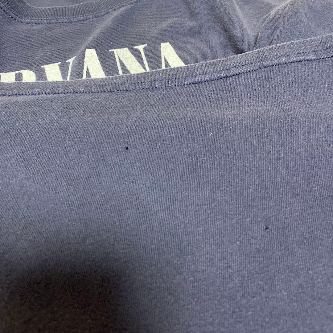 トップス NIRVANA FROM THE MUDDY BANKS NAVY