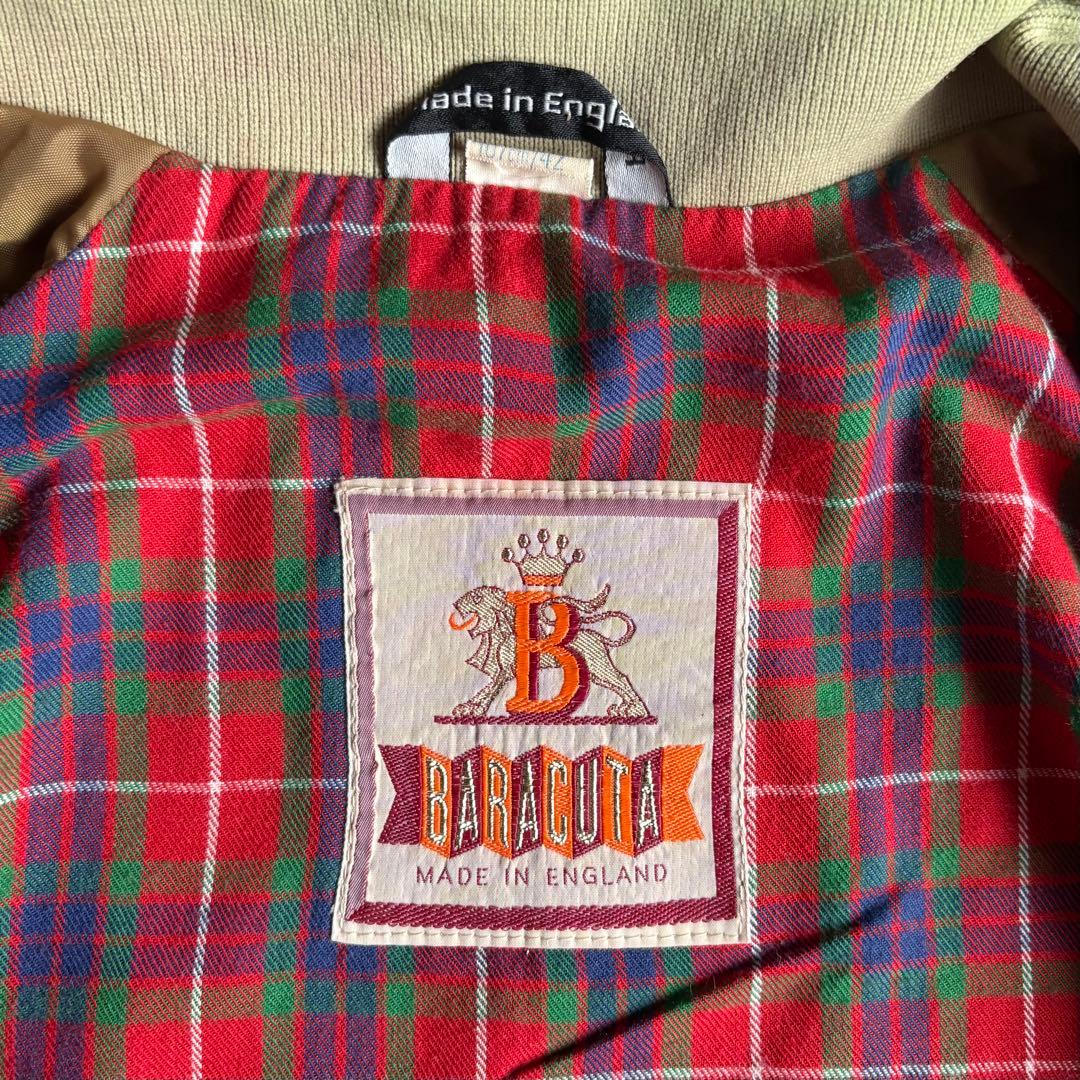 【80s BARACUTA】G9 ハリントンジャケット　UK製　vintage