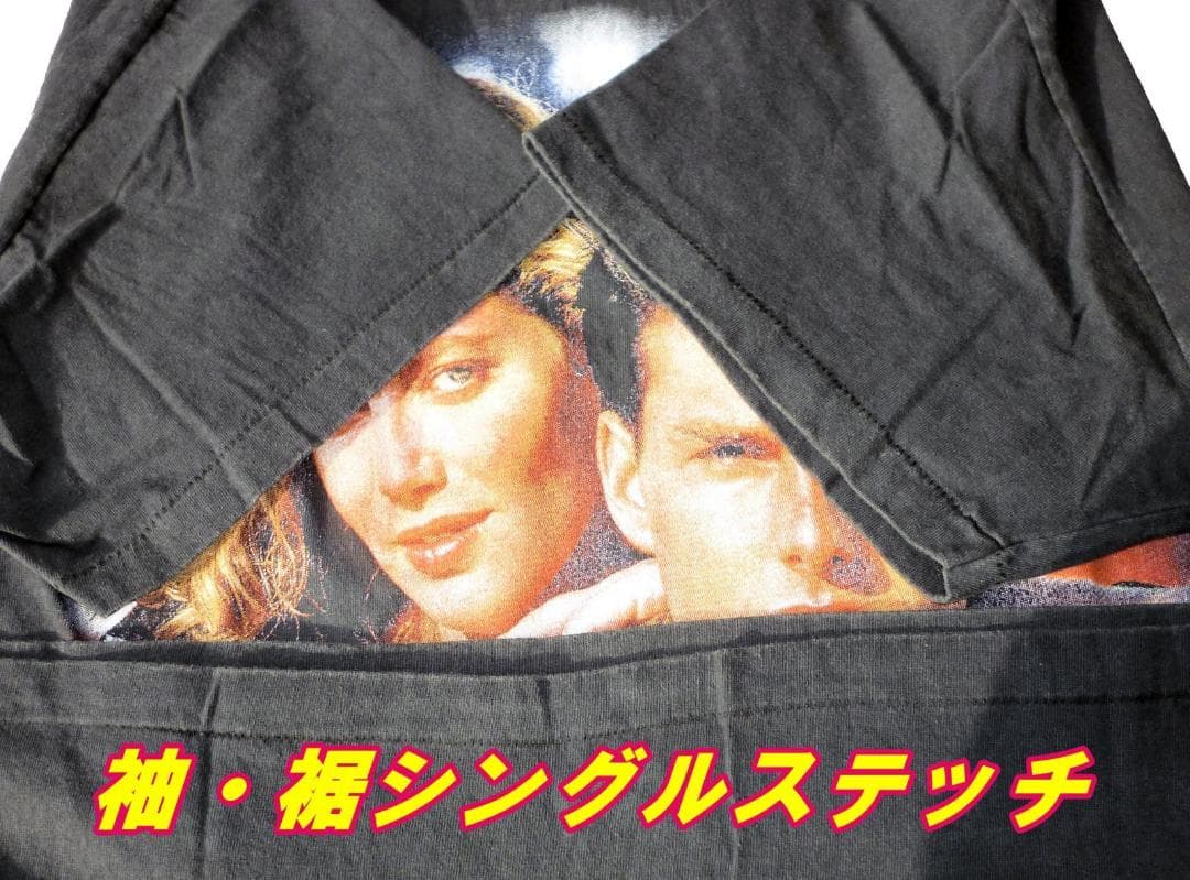 あ*ー様 映画トップガン シングルステッチ仕様 Tシャツ ヴィンテージ加工 Lサ