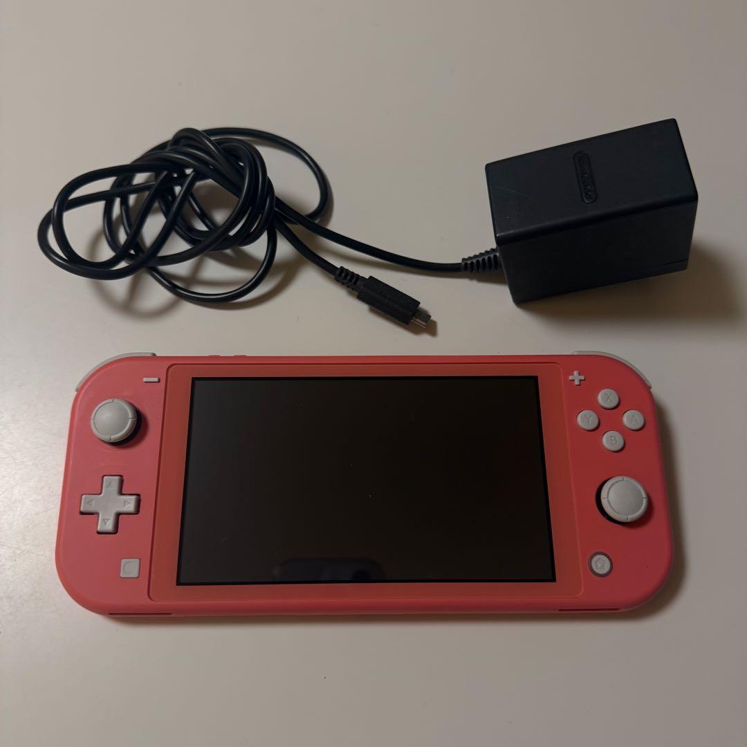 【動作確認済】Nintendo Switch Lite コーラル2020年製