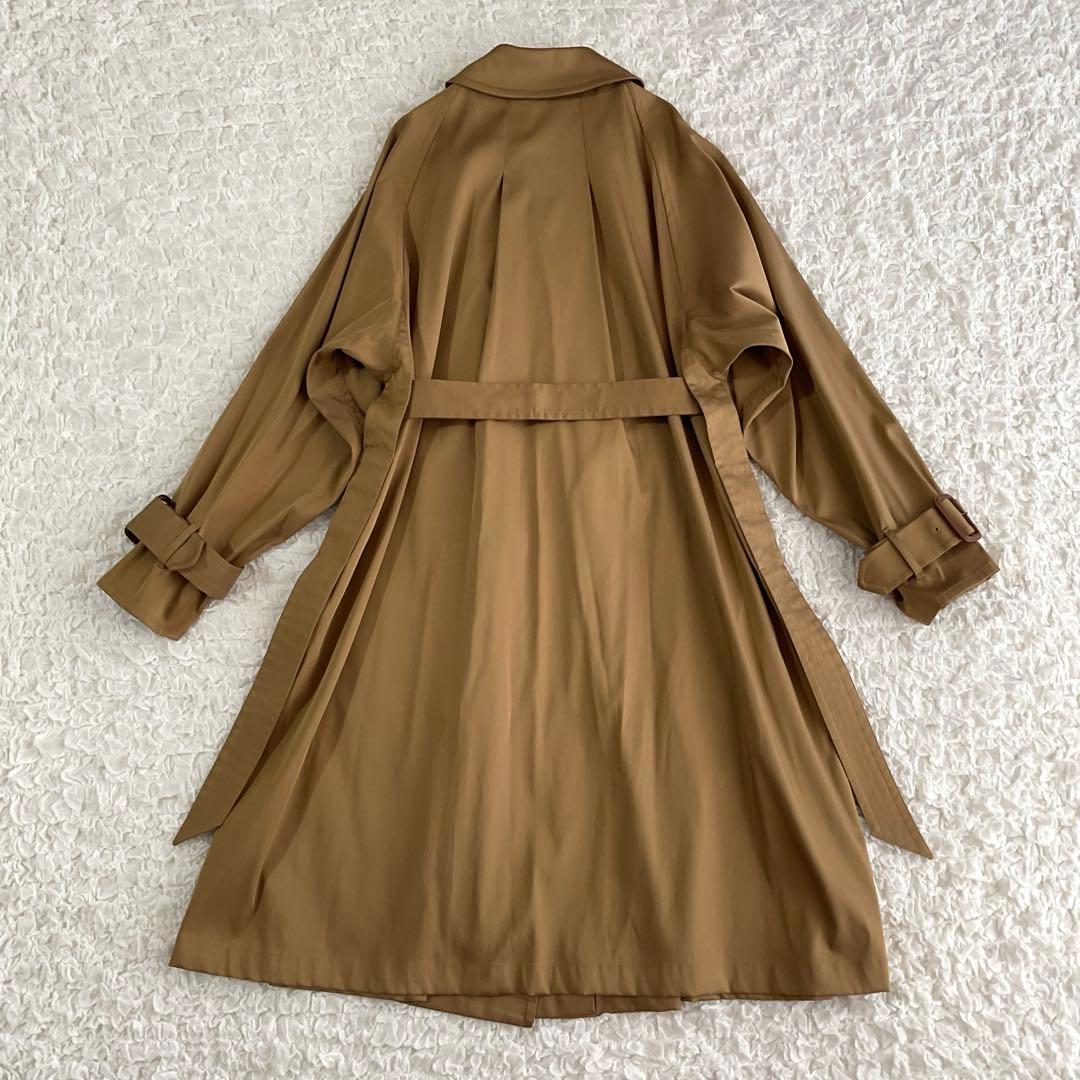 【美品】M53.　エムゴーサン　トレンチコート　ダブル　ロング　MA-004