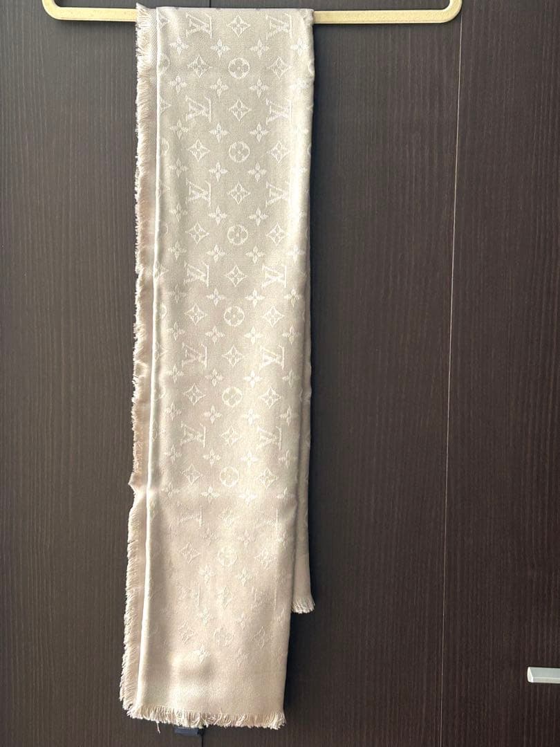 【美品】LOUIS VUITTON 大判 ストール モノグラム