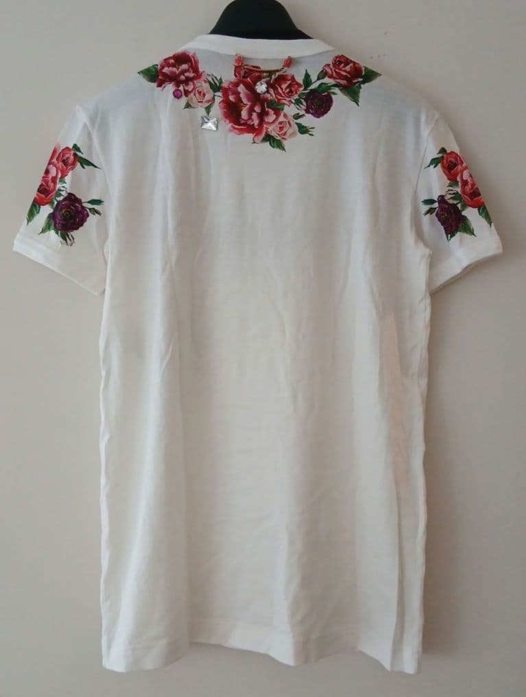DOLCE &GABBANA 花柄プリント Tシャツ ビジュ サイズ36