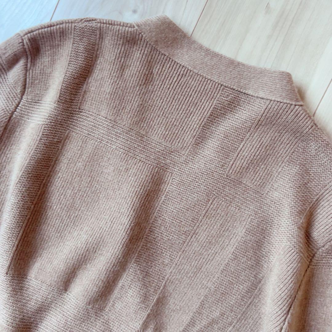 希少＊BURBERRY カシミヤウール カーディガン L シャドーチェック柄