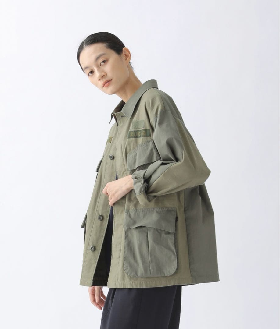 新品未使用　ZUCCa ミリタリーアウター ジャケット