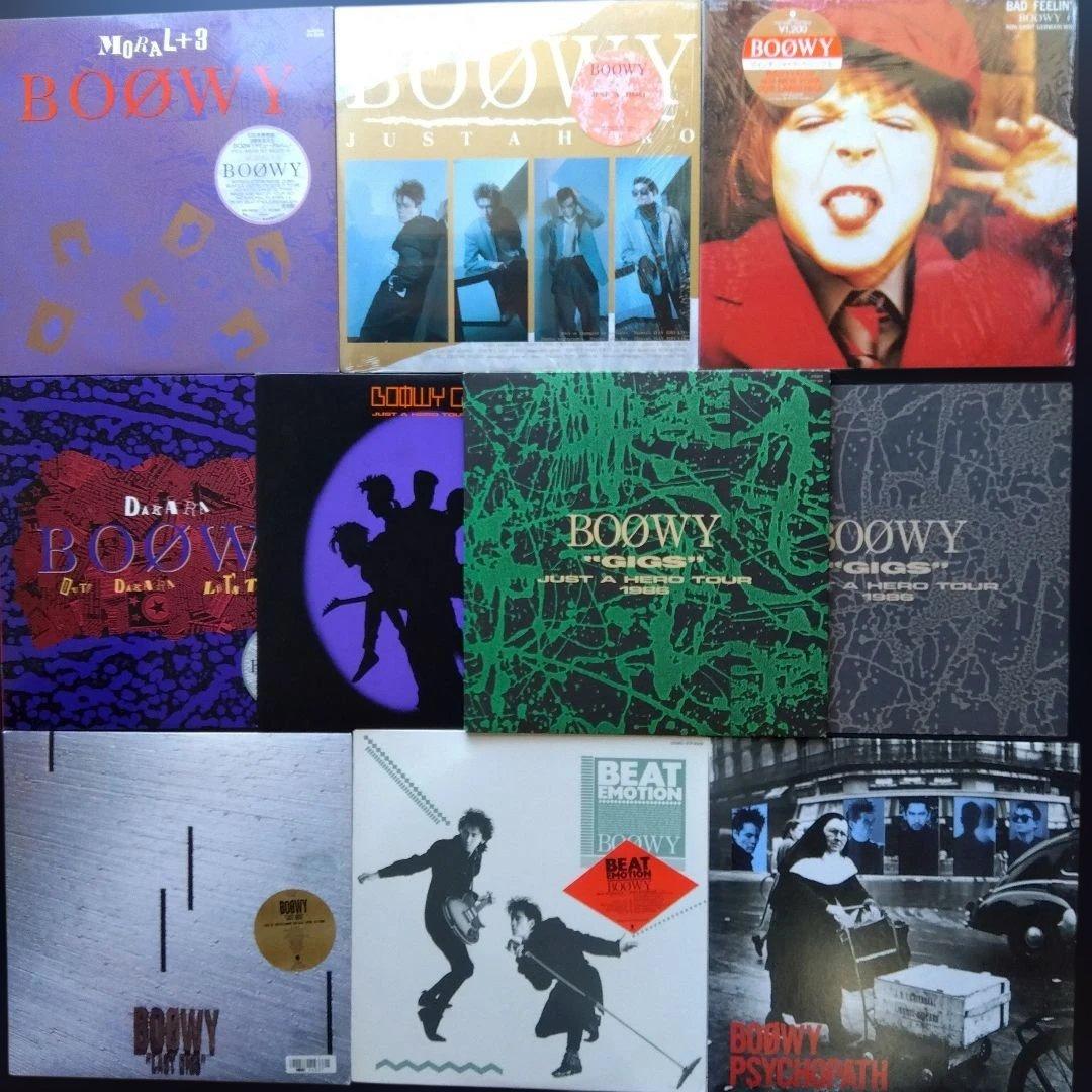 BOØWY LPレコード (GIGS・PSYCHOPATH含む)8枚