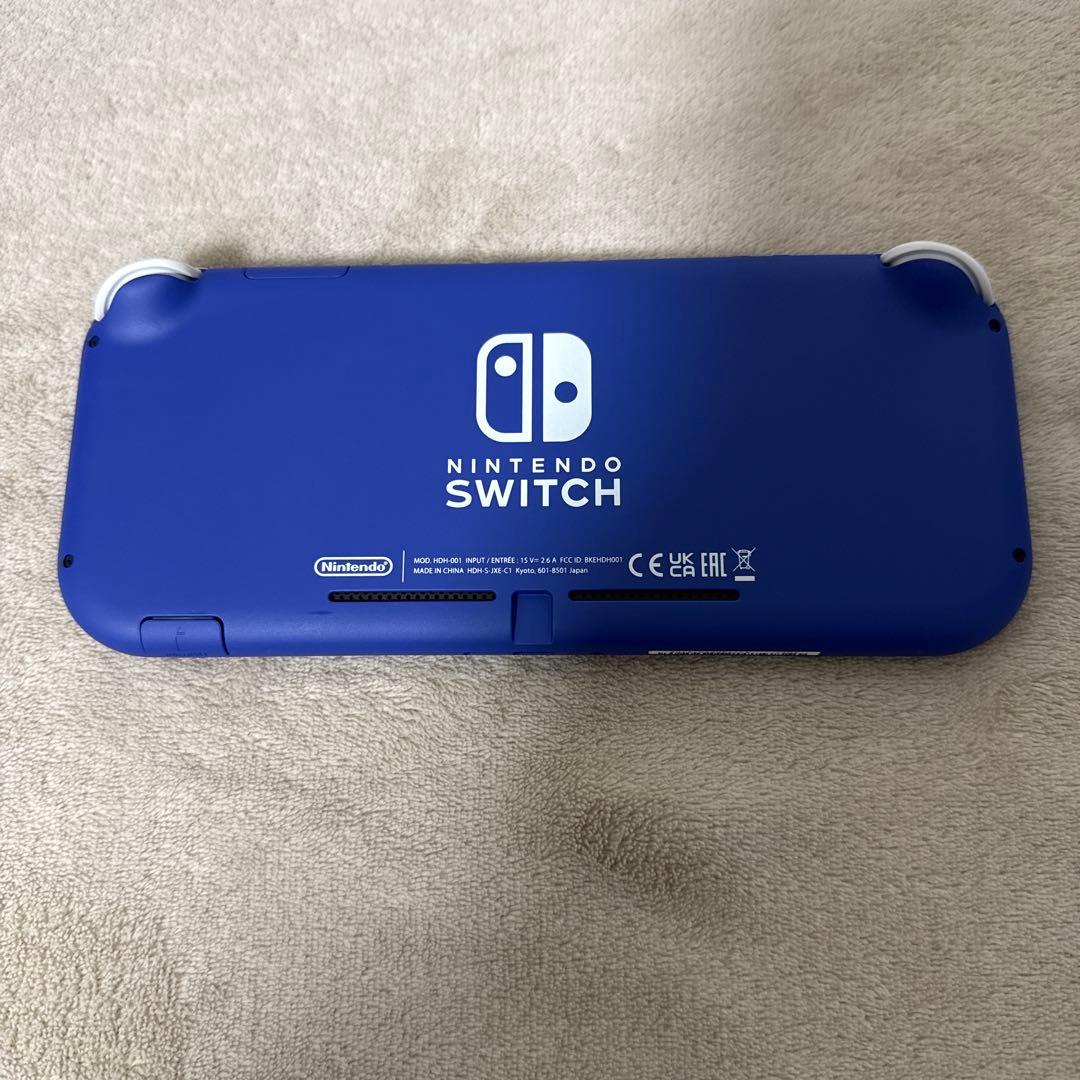 美品　Nintendo Switch Lite 青色 ACアダプター付き