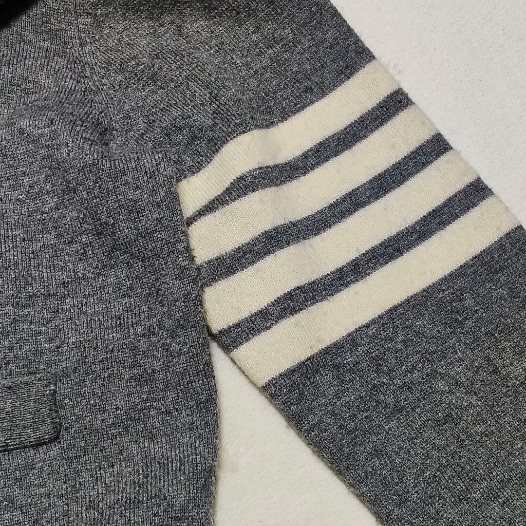 THOM BROWNE　カーディガン　カシミヤ　グレー　２