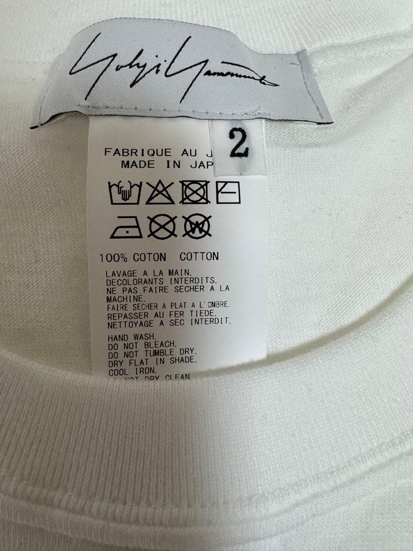 【新品未使用】yohji yamamoto 3 PACK T-shirts 白T