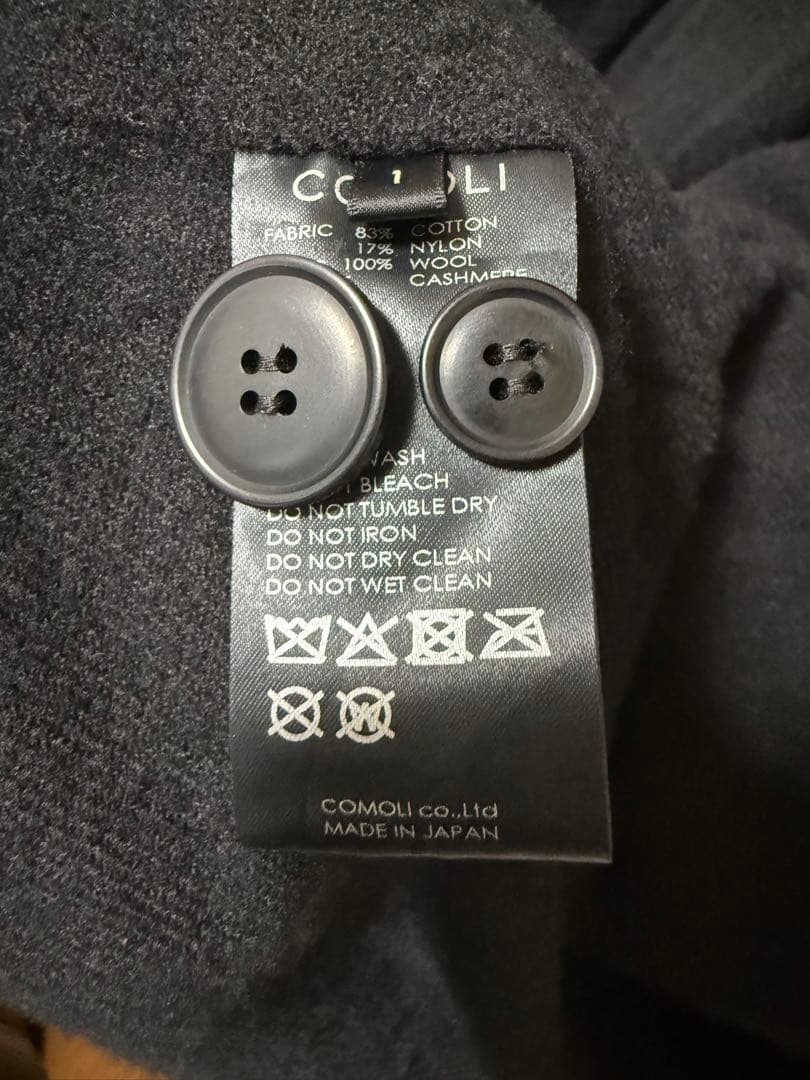 マ*ル様 comoli 25AW コットンナイロンミリタリーフーデッドコート　サ