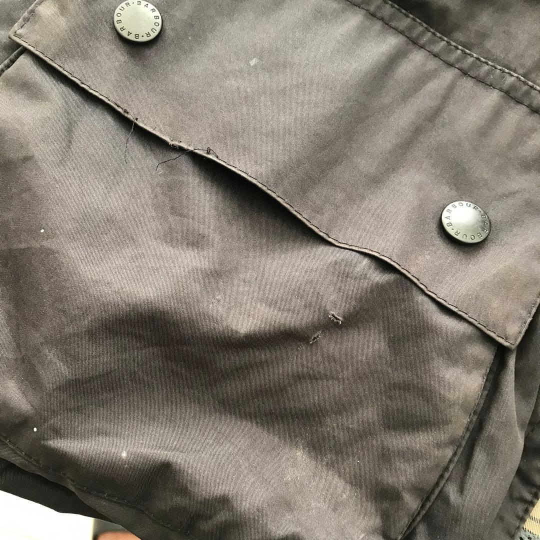 Ｂａｒｂｏｕｒ ＢＥＡＵＦＯＲＴ オイルドジャケット ブラック Ｌ