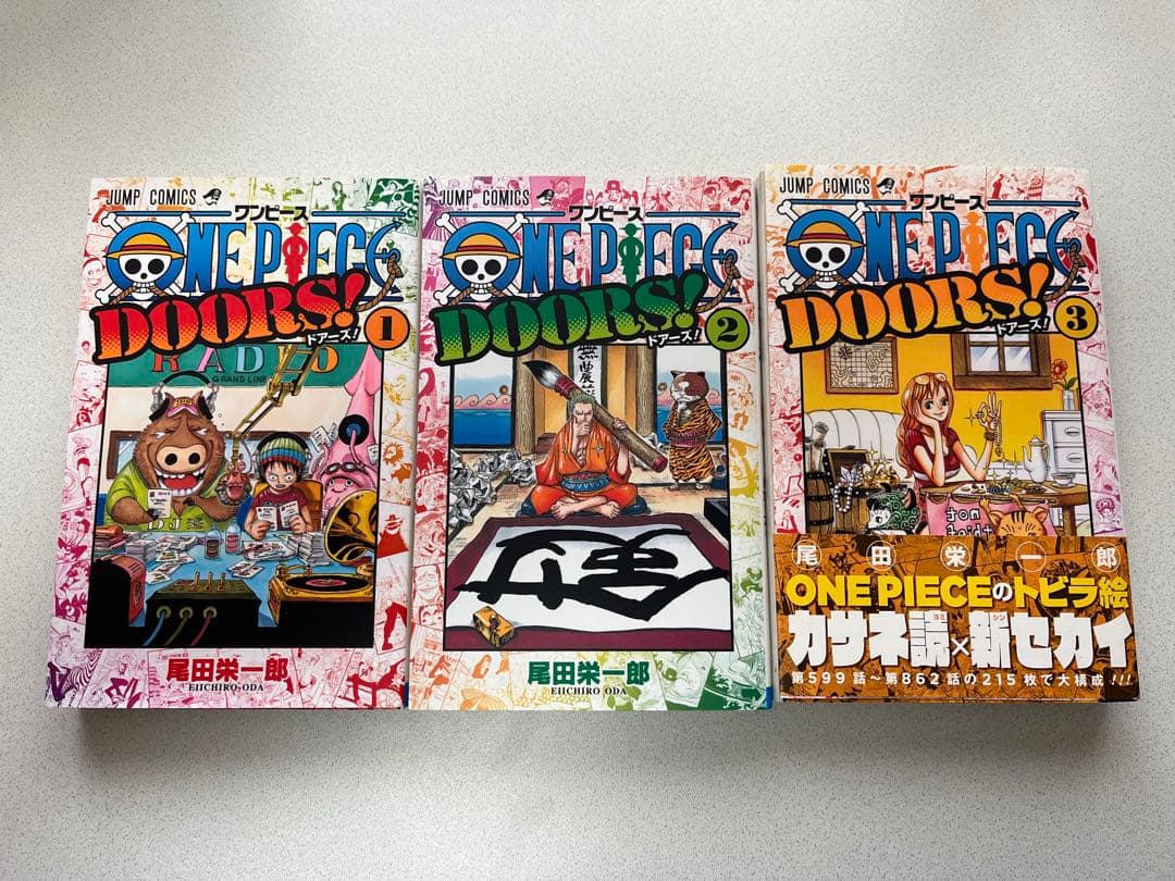 漫画ワンピース1~101巻＋ワンピースDOORS1~3巻＋おまけ付き