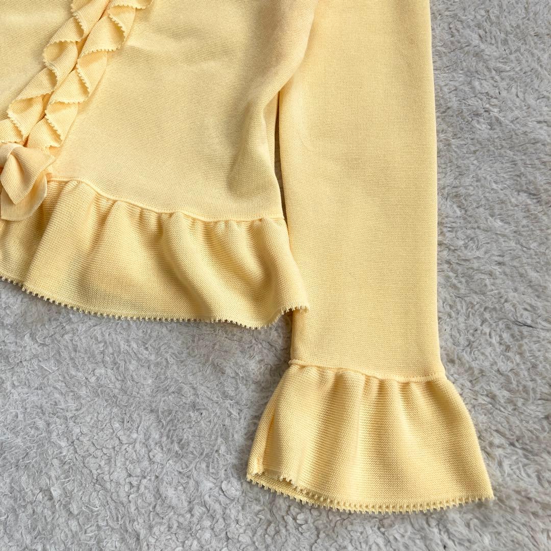 極美品・近年✨M'S GRACY フリルアップカーディガン　ダブルジップ　春