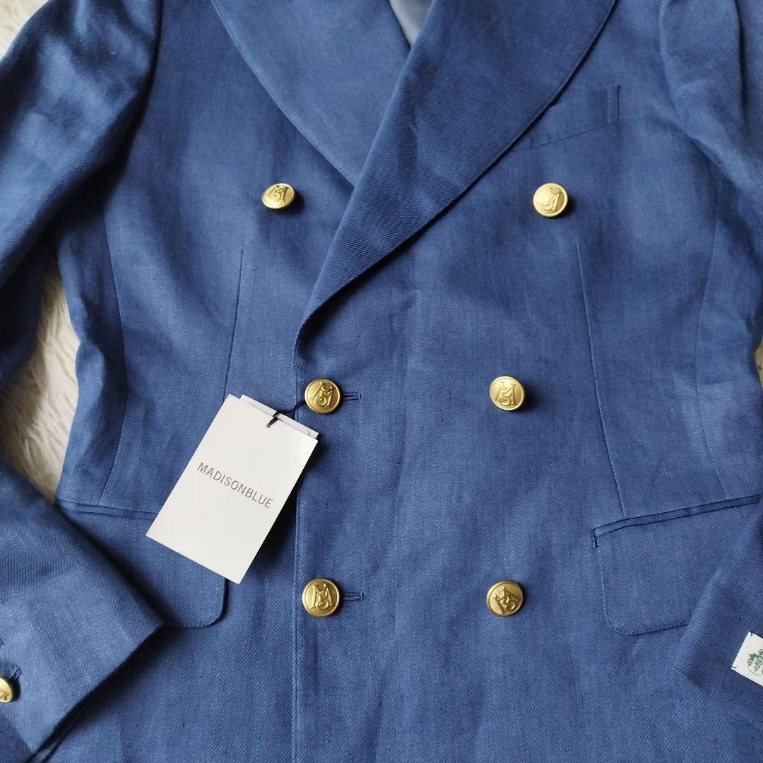 希少♡新品タグ付✨マディソンブルー W6B SHORT JKT LINEN 02