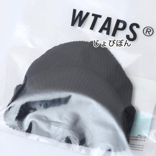 25AW WTAPS GOR BEANIE ACRYLIC BLACK 黒