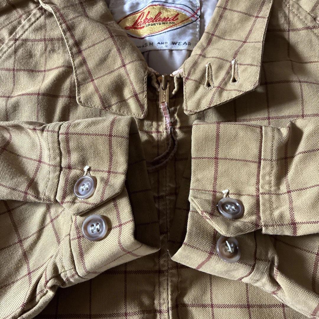 50s 60s lakeland チェック柄 スウィングトップ　ドリズラー短丈