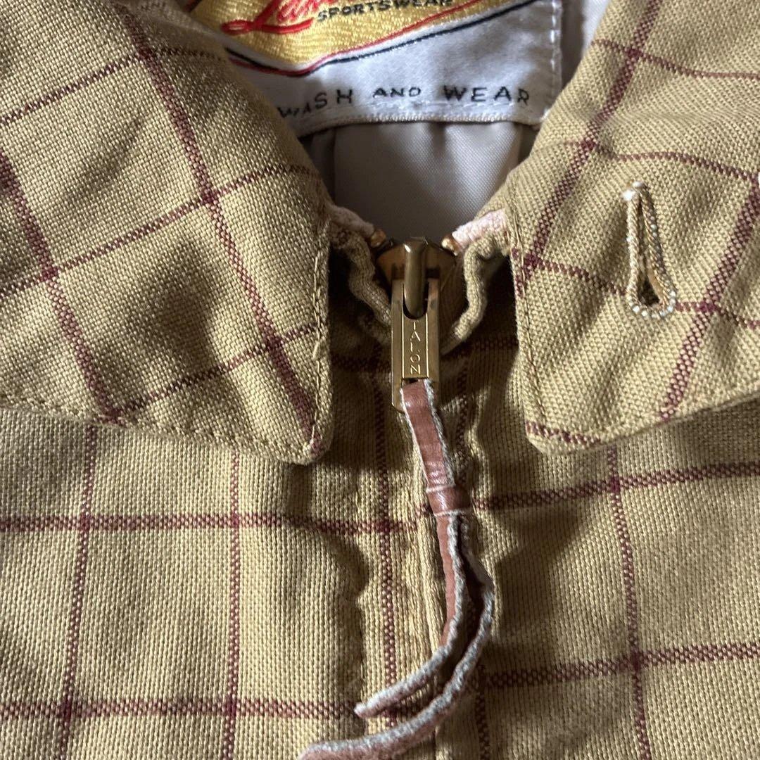 50s 60s lakeland チェック柄 スウィングトップ　ドリズラー短丈