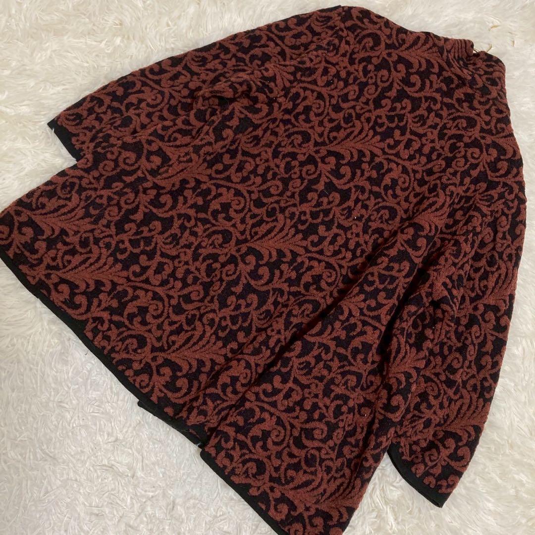 LANVIN タオル生地ジャケット ブラック 42 総柄 高級感 オシャレ