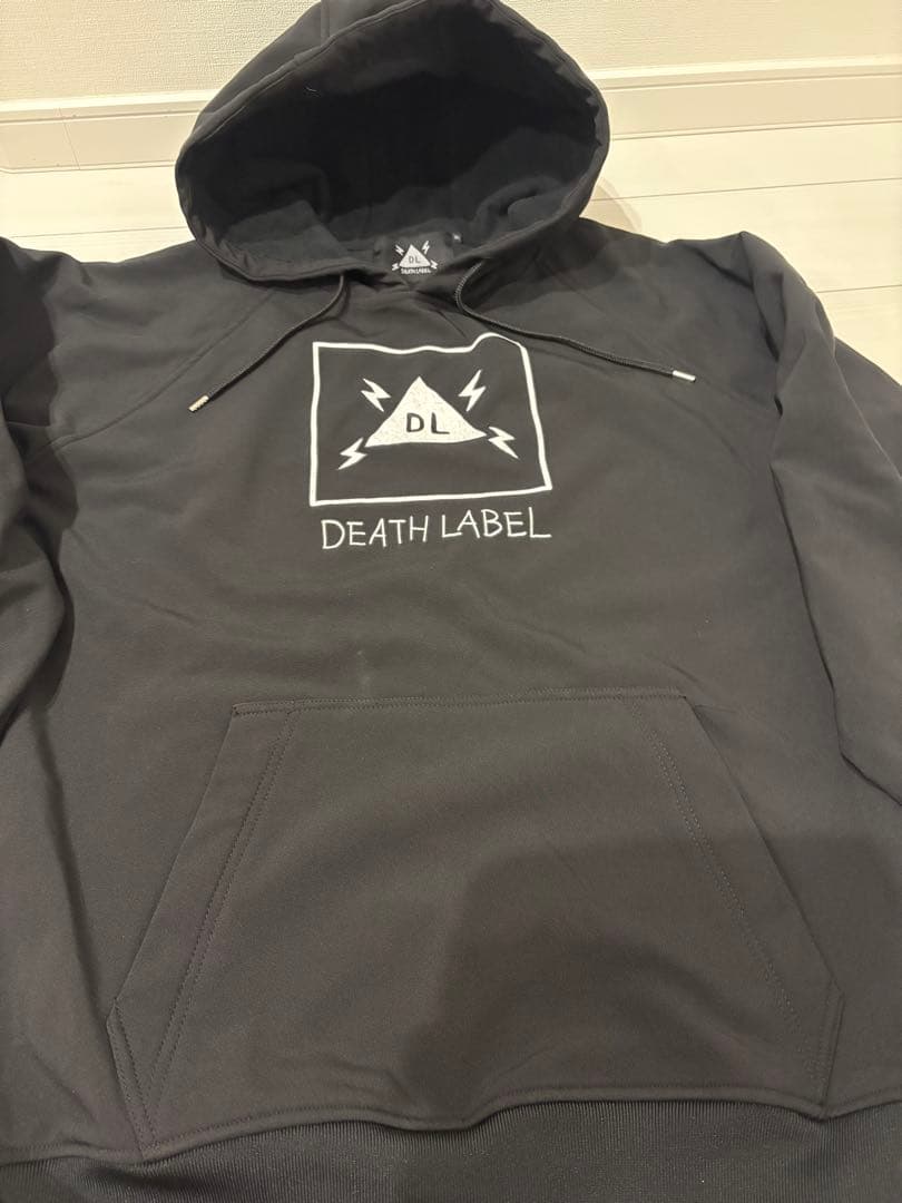 デスレーベルDEATH LABEL ブラック パーカー　撥水