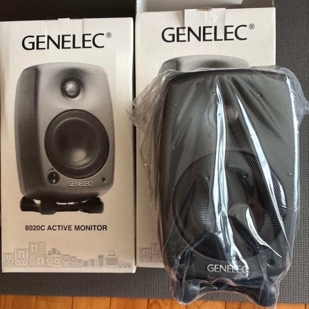 新品、未使用 GENELEC 8020C アクティブモニター　2台セット
