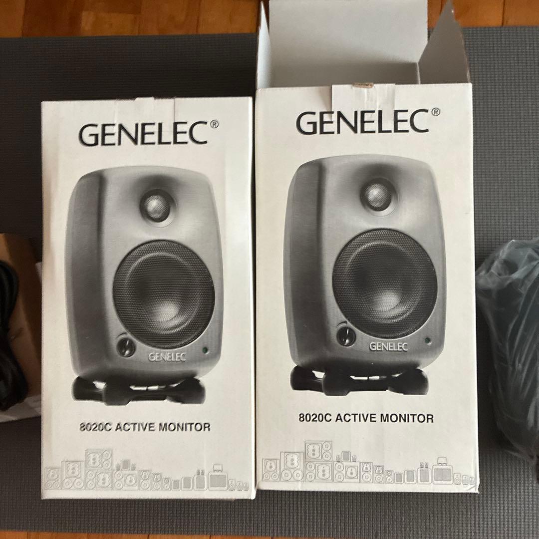 新品、未使用 GENELEC 8020C アクティブモニター　2台セット