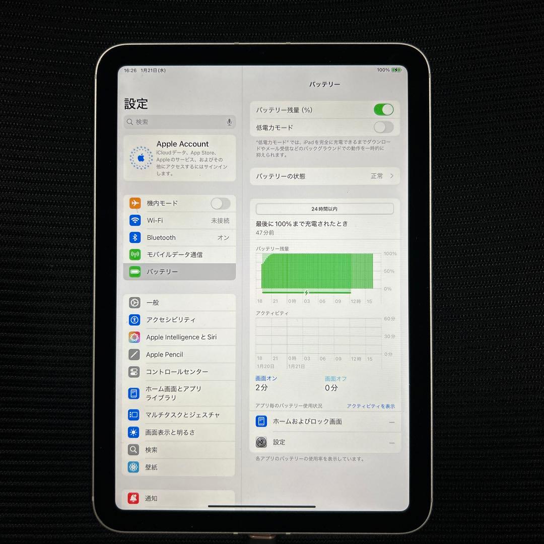 Apple iPad mini (第7世代) A17 Pro 256GB