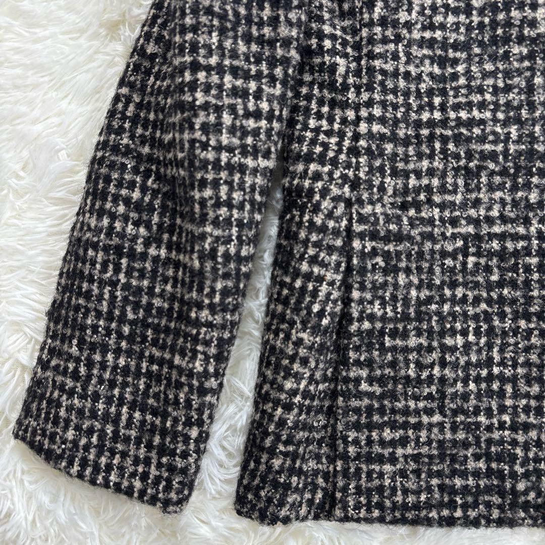 ✨美品・RETFORD✨ボリオリ　ツイードテーラードジャケット　アルパカ　モヘヤ