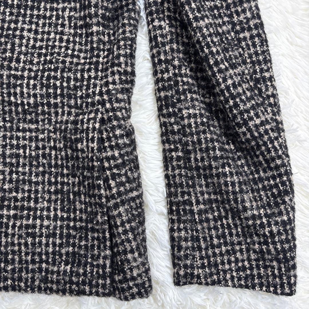 ✨美品・RETFORD✨ボリオリ　ツイードテーラードジャケット　アルパカ　モヘヤ