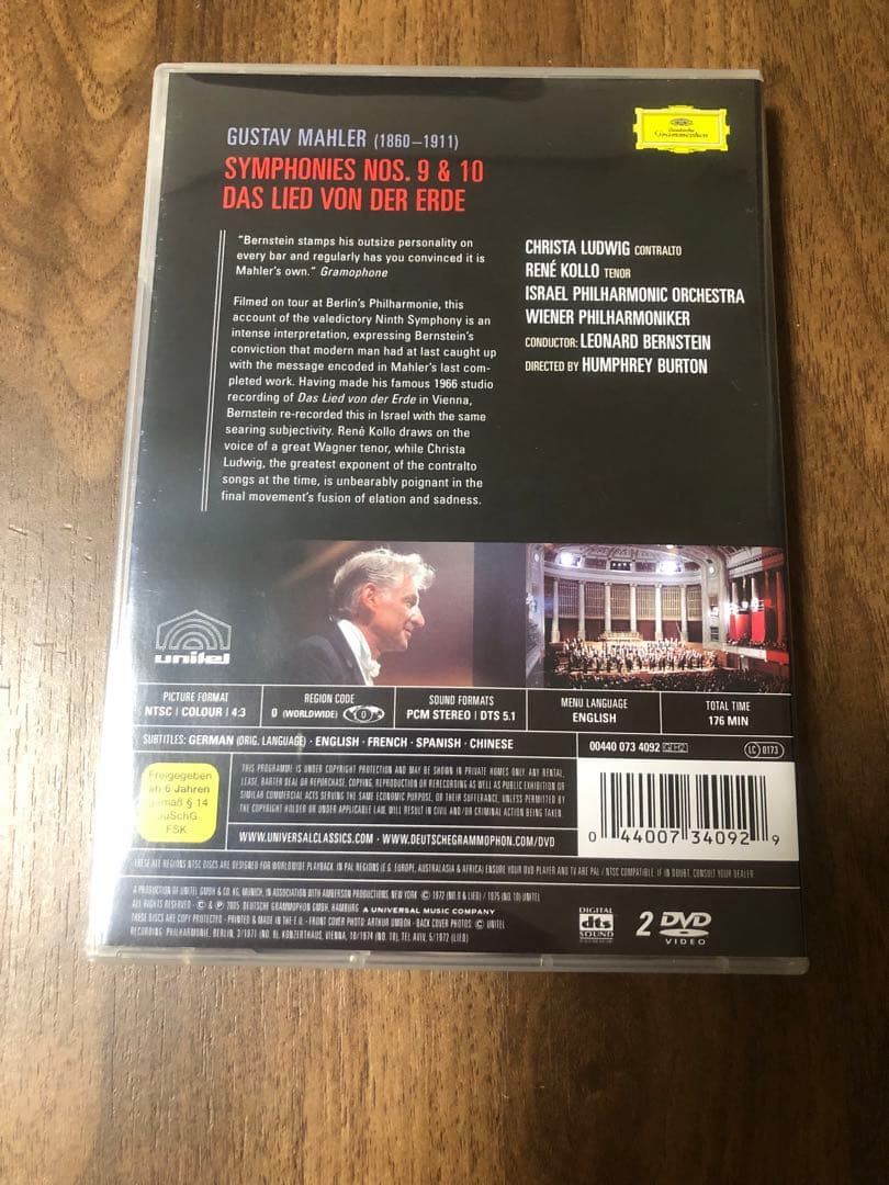Mahler: The Symphonies DVD9枚組