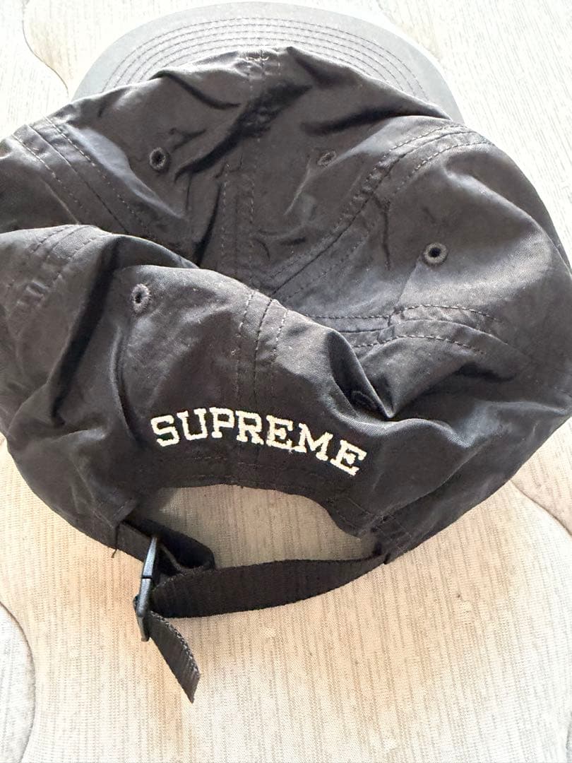 帽子 Supreme nylon cap black