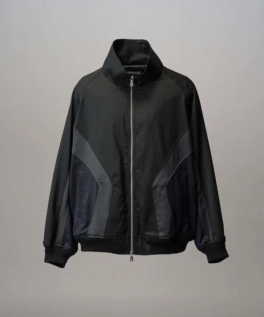 Wool Mixed Prime-Over Track Jacket ネイビー