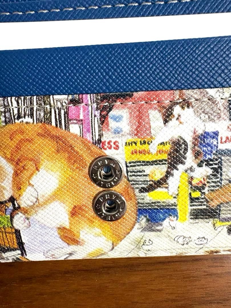 【新品・タグ付】マンハッタナーズ 二つ折り財布 猫デザイン　箱付き