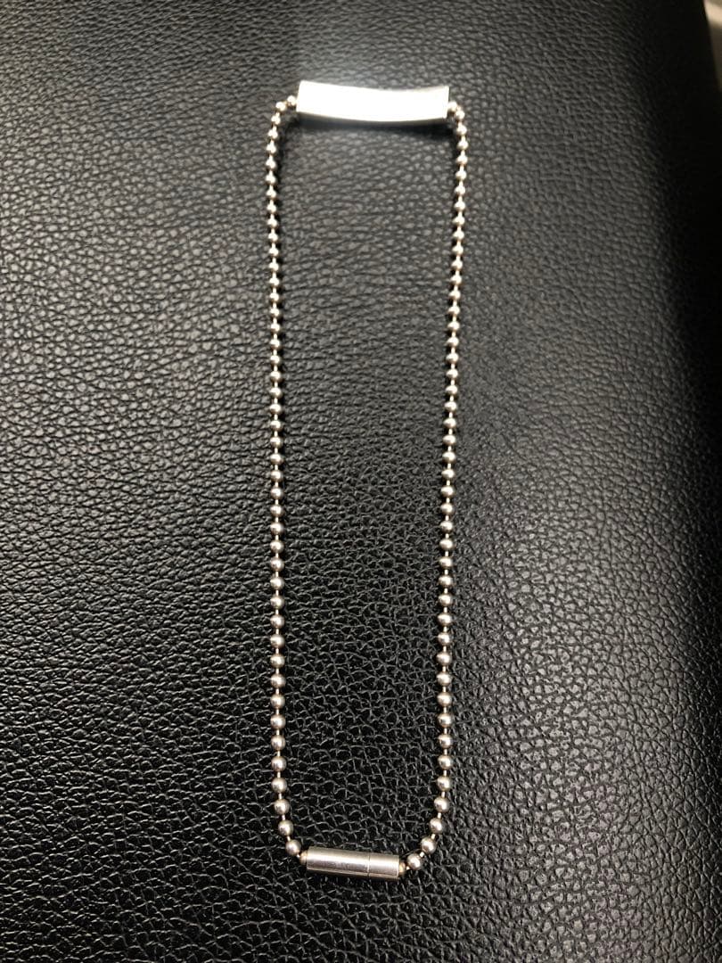 アクセサリー OLD GUCCI ID Plate Ball Chain Choker